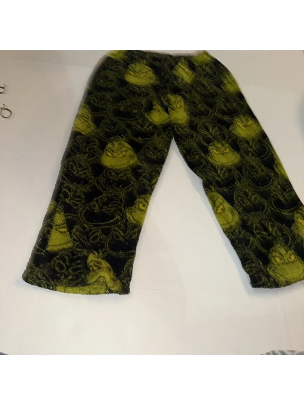 Green And Black Grinch Fleece Pants
